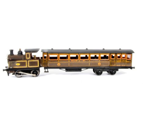 A Restored but Uncommon Carette Gauge 1 live-steam SE&amp;CR Steam Railmotor, ref 1601/48a, with single oscillating cylinder 