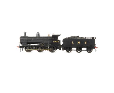 A Scratch-built 0 Gauge 3-rail electric LMS (ex-Furness) Class D5 0-6-0 Locomotive and Tender, body and tender hand-built fro