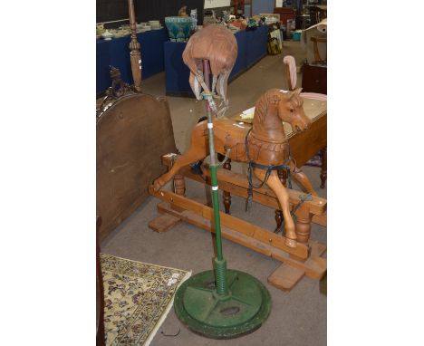 Vintage Bryans Grasshopper boxing punch ball, height approx 147cm
