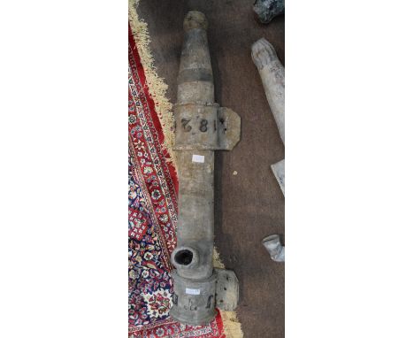 Vintage Lead Water pump Marked J.T.D dated 1826