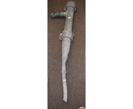 Vintage Lead Water pump Marked C.A.B dated 1890