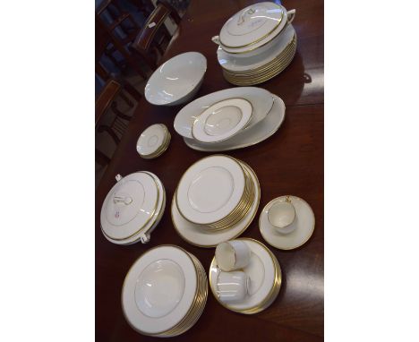 Quantity of dinner wares by  Royal Worcester, all in the Viceroy pattern, comprising dinner plates, side plates, serving dish