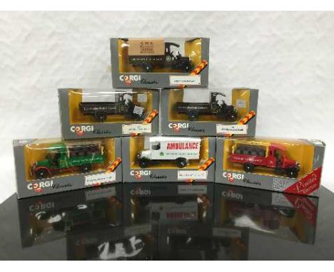 A Corgi Classics die-cast model : C823 1926 Renault Truck, together with twenty eight further die-cast models from the same r