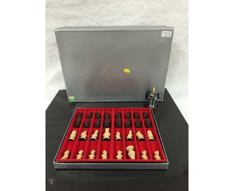 Five Carlton Products chess sets, all parts boxed. (5) 