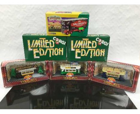 A Corgi Classics die-cast model : 12601 Foden Closed Pole Truck, together with eleven miscellaneous Corgi models including th