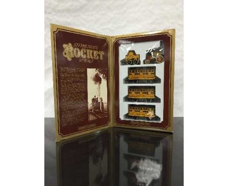 A Hornby Railways Stephenson's Rocket '00' Scale Set, boxed.  