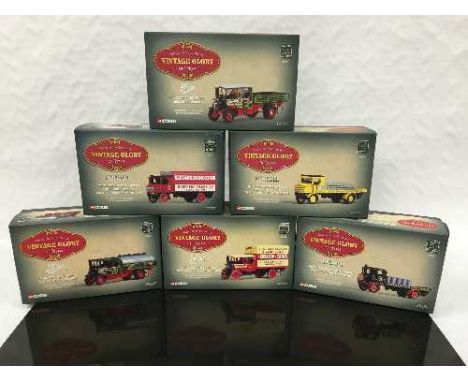 A Corgi Vintage Glory of Steam die-cast model : 80110 Fowler B6 Showman's Locomotive, together with seven further models from
