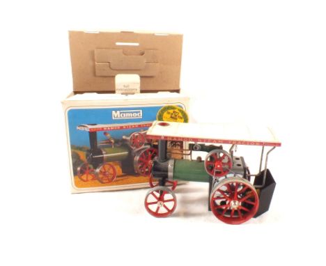 A boxed Mamod TEIA traction engine