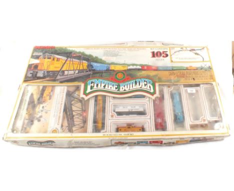 A boxed Bachmann Empire Builder H0 gauge train set
