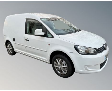 A Volkswagen Caddy commercial coffee van, RO11 FMV, first registered 2011, one former keeper, colour white, 1598cc, diesel, M