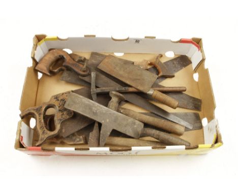Five saws, three hammers and other tools G-  
