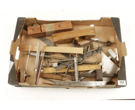 A box of patternmakers tools including a removable sole plane G  
