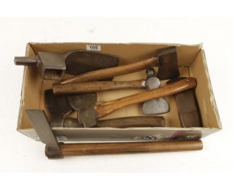 A froe, adze head and five other edge tools G 