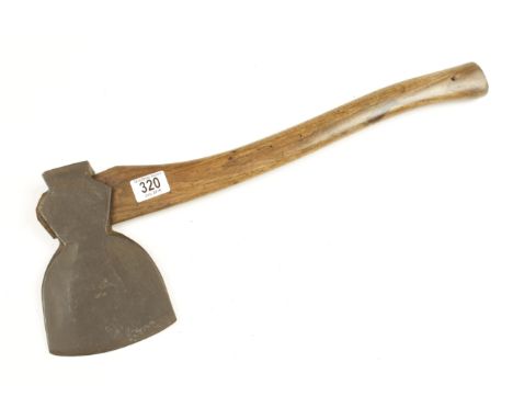 An axe with orig ash handle 6" edge by BRADES also marked G.P.O 1940 G++ 