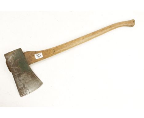 A Swedish axe with orig handle 5" edge by ADGOR HULTS BRUKS Sweden G++