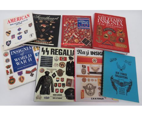 Selection of Various Badge Orientated Books including Sweetheart Jewellery and Collectibles ... Insignia of World War II ... 