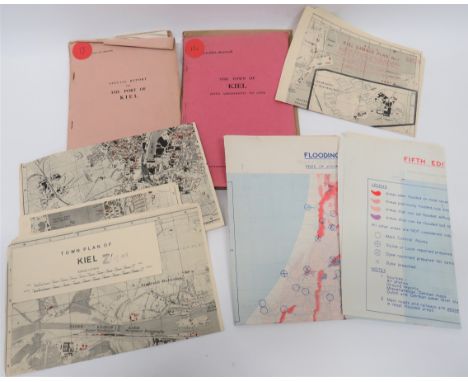 Small Amount of Reports About Kiel consisting Inter-Service Topographical Department Report on the town of Kiel. Printed 1944