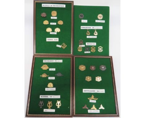 Good Selection of Eire Southern Ireland Cap and Collar Badges cap badges include brass Cavalry ... Darkened Cavalry ... Anodi