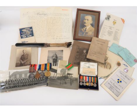 Pagets Horse/RFC Boer War,&nbsp; WW1 Medal Group With Log Book consisting Queens South Africa with bars Cape Colony, Orange F