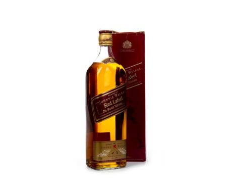 JOHNNIE WALKER RED LABEL - ONE LITRE Blended Scotch Whisky One litre, 43% volume, in carton.