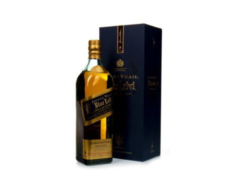 JOHNNIE WALKER BLUE LABEL Blended Scotch Whisky 70cl, 40% volume, in box.