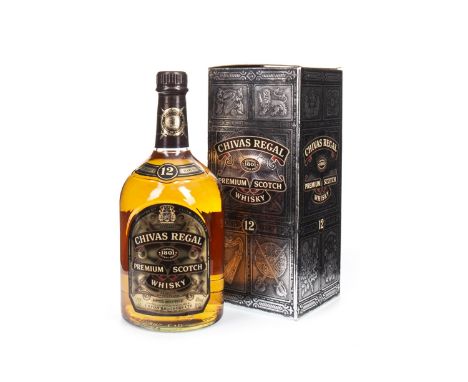 CHIVAS REGAL 12 YEARS OLD - ONE LITRE Blended Scotch Whisky One litre, 40% volume, in carton.