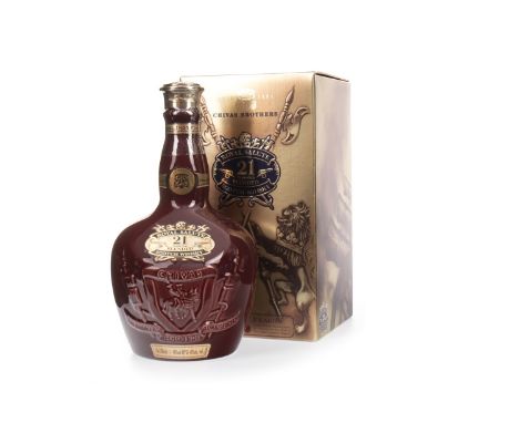 CHIVAS REGAL ROYAL SALUTE 21 YEARS OLD - RUBY FLAGON Blended Scotch Whisky 70cl, 40% volume, in carton.