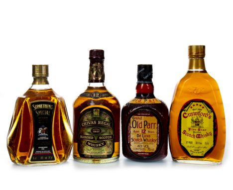 GRAND OLD PARR AGED 12 YEARS Blended Scotch Whisky 75cl, 40% volume, in carton. CHIVAS REGAL AGED 12 YEARS Blended Scotch Whi
