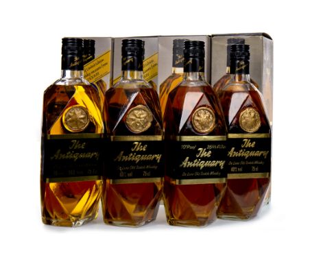 ANTIQUARY (4) Blended Scotch Whisky Two 75cl, 40% volume, and two 26 2/3 fl.oz, 70° proof. All in cartons. Four bottles.