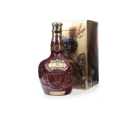 CHIVAS REGAL ROYAL SALUTE 21 YEARS OLD - RUBY FLAGON Blended Scotch Whisky 70cl, 40% volume, in carton.