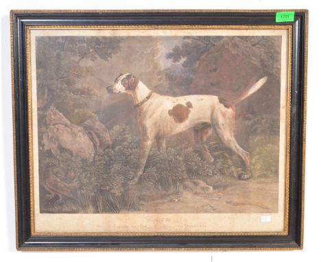After Sawrey Gilpin - A 19th century lithograph point to entitled Dash. To depict 'A Valuable Pointer in the Possession of Co