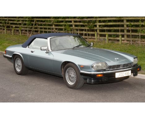 1991 Jaguar XJS V12 Convertible Automatic Registration Number J100 HAS VIN Number SAJJNADW3DB168466 Engine Number 820734295B 