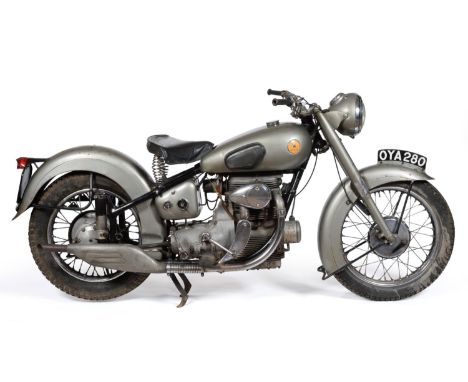 Sunbeam 500cc Motorcycle Registration Number OYA 280 Registered 20/5/1952 Chassis Number 586244 Engine Number 589998 Mileage 
