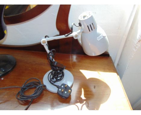 A Grey Angle poise desk lamp
