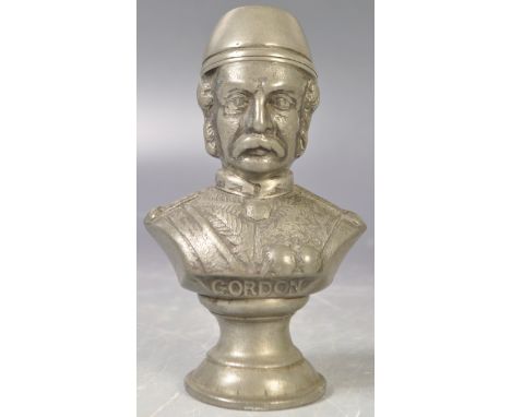 Political / military interest - An antique 19th Century Victorian English pewter sander / pounce pot / pepperette salt shaker