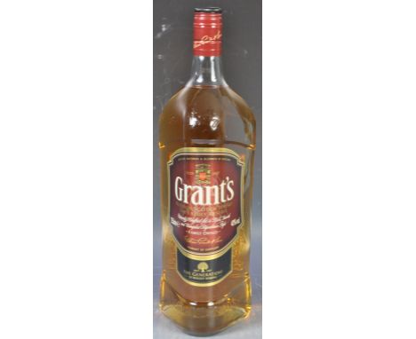 A large bottle of Grant's Blended Scotch Whisky The Family Reserve 1.5L bottle 40% Vol. Good seal and label.