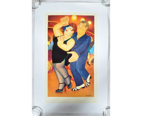 Beryl Cook ( British 20th Century ) - Alexander Gallery Publications Ltd - A good limited edition signed print entitled ' Dir