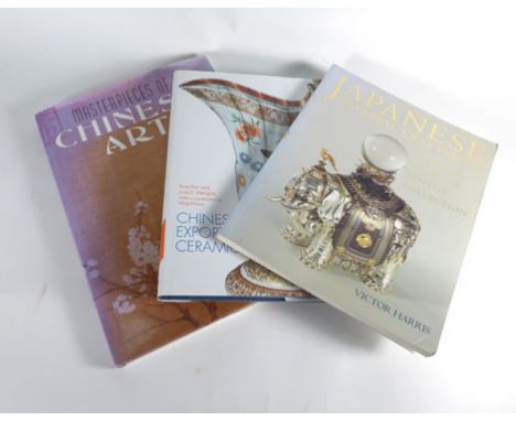 Six books relating to Oriental arts including 'The Raymond and Frances Bushell Collection of Netsuke' and others
