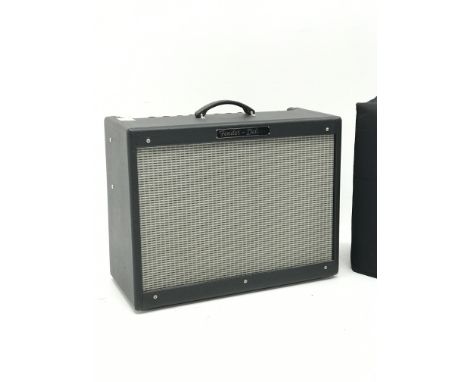 Fender Hot Rod Deluxe guitar amplifier Type PR-246, serial no. B-006445, made in U.S.A., with dust cover Condition Report Cli