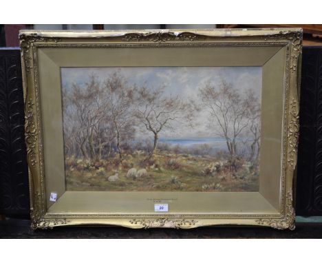 William R. Hoyles (1870-1935)
Early Spring, Gloddaeth Woods
singed, watercolour, 35cm x 53.5cm
