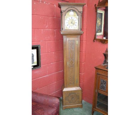 A thirty hour oak cased longcase clock by Sam Abdett of Richmond.