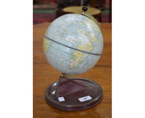 A Chad Valley globe.