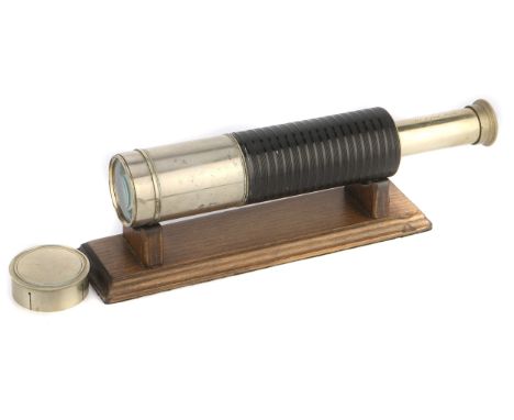 A Telescope by Thomas Millard, English, c.1850, a four-draw achromatic refractor signed 'Thos Millard 335 Oxford Street Londo