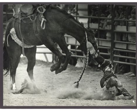 THOMAS HART SHELBY Say Ouch, American vintage gelatin silver print, 1985 entry to College Photographer of the Year, mounted o