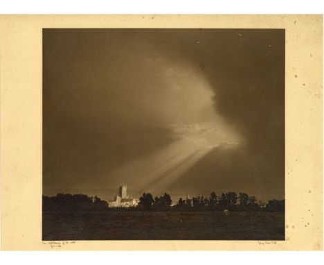 SYDNEY PITCHER FRPS and Others  English Topographical Scenes, three vintage photographs, a carbon print of Gloucester Cathedr