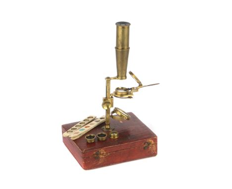 A Gould-Type Microscope by Cary, A Gould-Type Microscope by Cary, English, c.1830/40, signed ‘Cary London, rectangular sectio