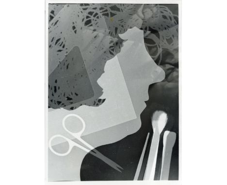 VARVARA RODCHENKO (1925-2019) A Self-Portrait Photogram, Russian, 1968 vintage gelatin silver photogram print, image size 14.