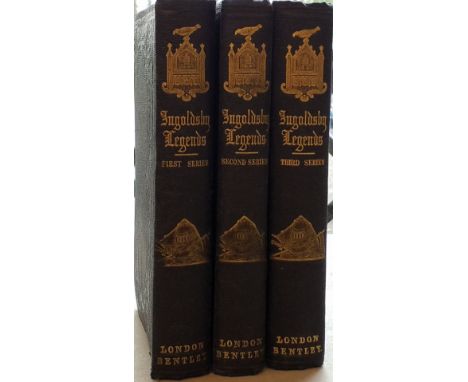 Ingoldsby (Thomas, i.e. Richard H. Barham). Ingoldsby Legends, 3 volumes, 10th edition, London: Richard Bentley, 1855, half-t