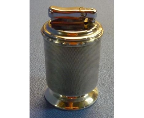 London 1963 silver hallmarked gas table lighter with colibri type action 