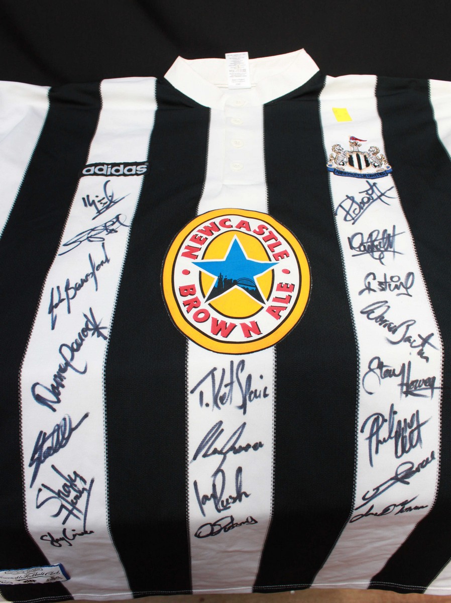 signed newcastle shirt